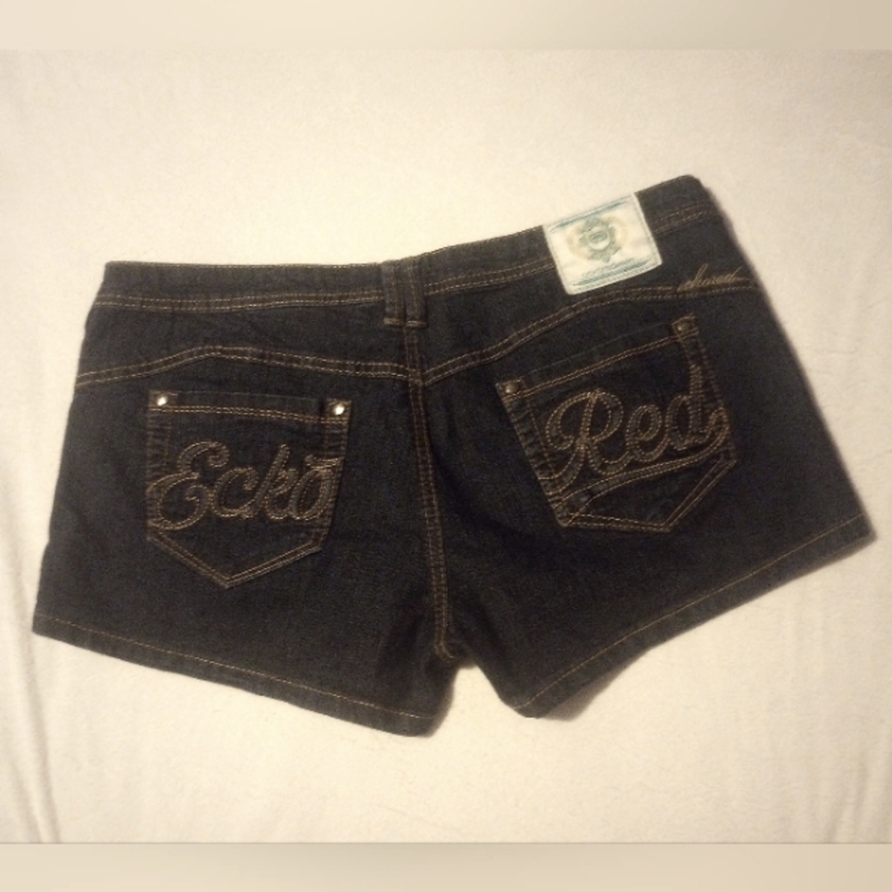 Ecko Unlimited Red - Women's Blue Denim Jean Shorts Size 11/12